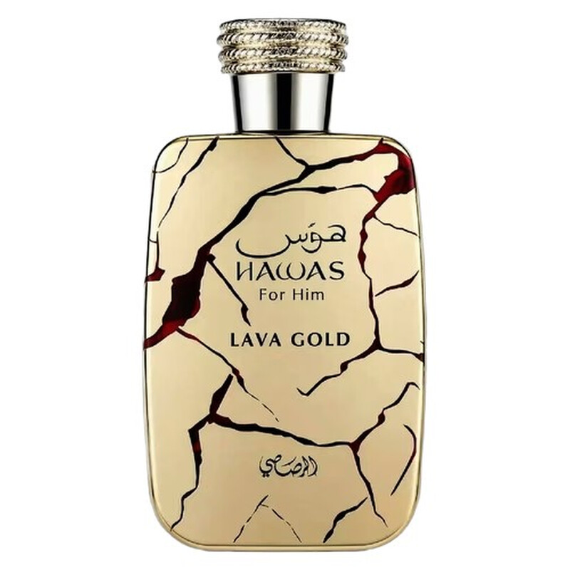Hawas Lava Gold by Rasasi bottle
